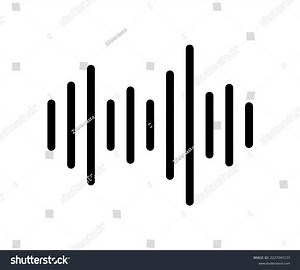 Sound Wave Vector Isolated On White Stock Vector (Royalty Free) 2227047137 | Shutterstock