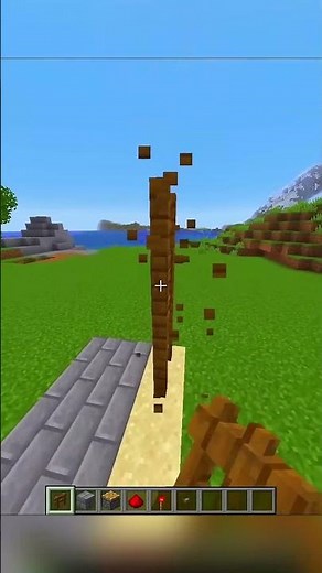 Minecraft Castle Gate Build in 30 Seconds #minecraft #minecraftbuilding