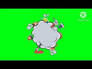 Kick the buddy and friends fight cloud green screen