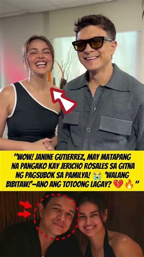 ​"Janine Gutierrez, nangako kay Jericho sa gitna ng pagsubok sa pamilya: "Walang bibitaw!" 🥺❤️"