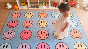 OLEEK Large Classroom Rug Elementary 5x7 - Classroom Rugs for Kids Room - Classroom Carpet Elementary - Kids playroom Rug 5 x 7 - Preschool Rugs for Classroom - Schoolgirl Style Classroom Decor