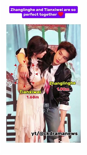 Their Chemistry is so beautiful on the screen #zhanglinghe #tianxiwei #pursuitofjade #new #cdrama