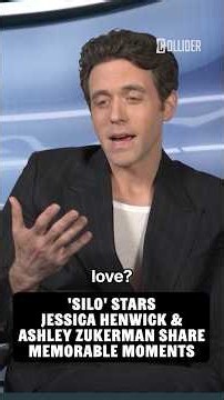 Silo Stars Jessica Henwick & Ashley Zuckerman Share Memorable Moments #silo #appletv
