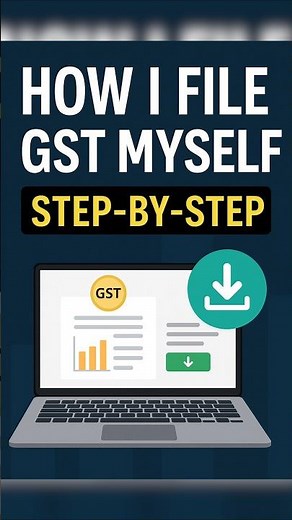 File GST Yourself | Easy GST Filing Guide for Beginners 💡#shorts #gst