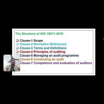ISO 19011:2018 Clause 1 to 7 #iso19011 ##audit