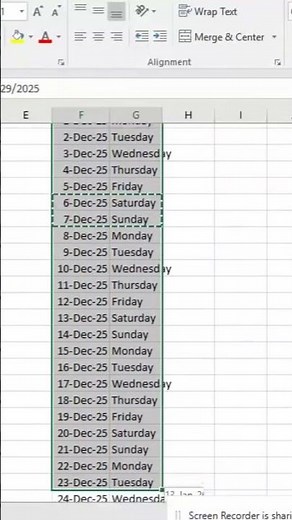 Excel Conditional Formatting Using Highlight Weekends