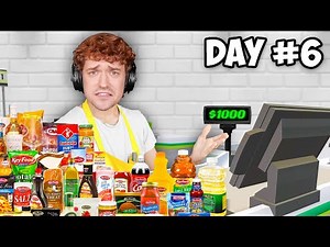 I Opened My Own Grocery Store! (Supermarket Simulator)