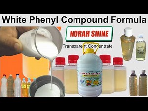 How to Make White Phenyl, DIY Phenyl Making at home from Concentrate. @NORAHSHINE