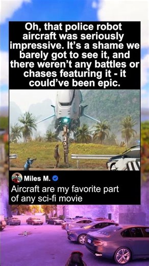 police robot aircraft | The Creator (2023)