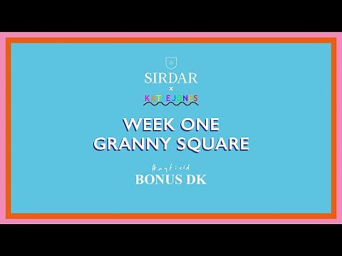 DAY TRIPPER BLANKET CAL: WEEK 1 - GRANNY SQUARE