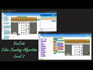 Color Counting Algorithm Level 2 VexCode VR || Coder C