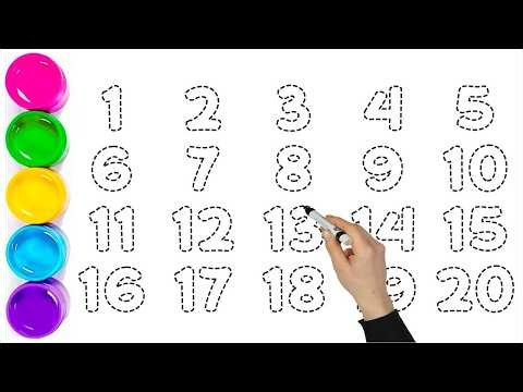 Counting & Coloring: Learn Numbers 1-20