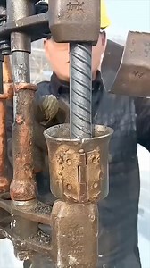 Reinforcement docking and electroslag pressure welding process | when work time