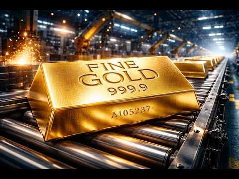 Inside the High-Tech Gold Recycling Factory Turning Electronic Waste into Pure Gold Bars