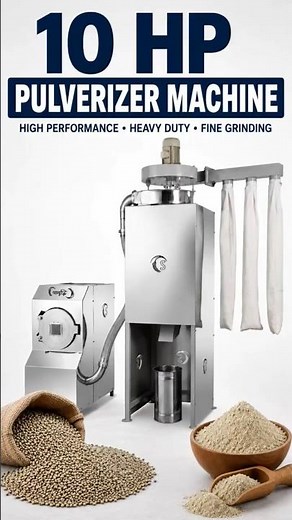 Powerful Samruddhi 10HP Pulverizer Machine | Bajra Flour Grinding Demo