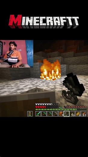 Day 17: I Found Gold While Mining in Minecraft ⛏️🪙 | Minecraft Shorts