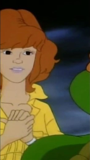 TMNT 1987 April and Mikey friendship 🧡💛 #tmnt #nostalgia