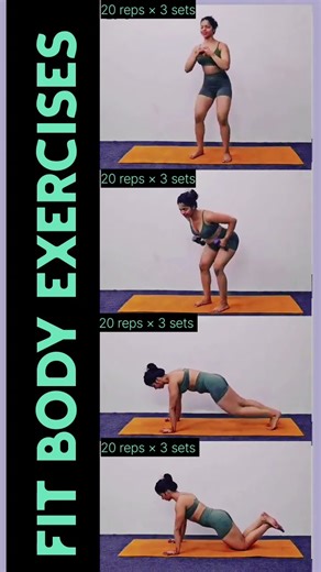 FIT BODY EXERCISES🏃‍♀️ #shorts #exercise #trending
