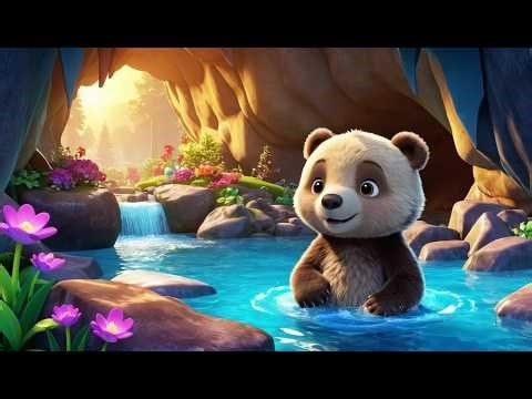 Little Bear Lost in the Crystal Cave Adventure | Funny and Fun Kids Nursery Rhyme Animation
