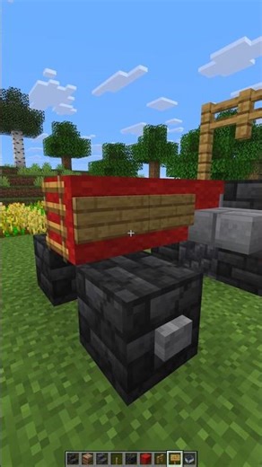 Minecraft Simple Tractor #minecraft #shorts