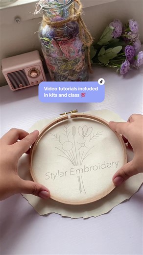 Tutorial: Cara Pasang Kain Dalam Hoop Embroidery