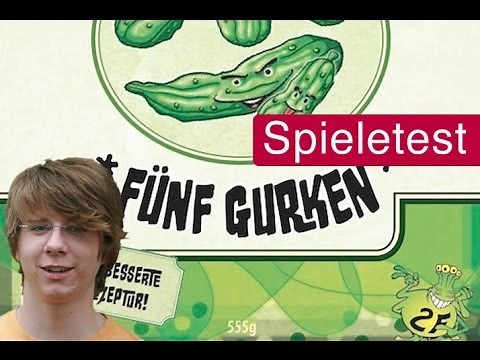 Fünf Gurken (Kartenspel) / Anleitung & Rezension / SpieLama