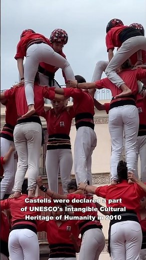 The Human Towers (castellers) of the La Mercè festival in Barcelona