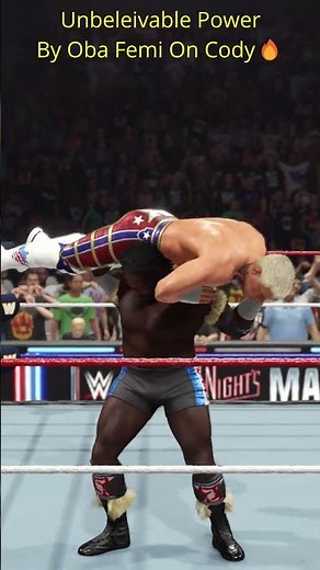 Unbelievable Power By Oba Femi On Cody 🔥 WWE Saturday Night Main Event Highlights 🔥