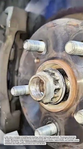 Wheel Hub Bearing Installation & Maintenance Process | Simple Automotive Repair Technique.