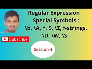 Python Regex Special Symbols Explained: \\b, \\A, ^, $, \\Z, f-strings, \\D, \\W, \\S