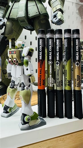 KK on Instagram: "Straight build completed with partial painting using AK interactive real color markers @akinteractive.official #gundam #gunpla #rgm79 #rgm79dgmcolddisrictstype #akinteractive #akinteractiveofficial #akinteractiverealcolormarker"