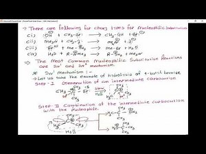 SN1 mechanism and its Evidence