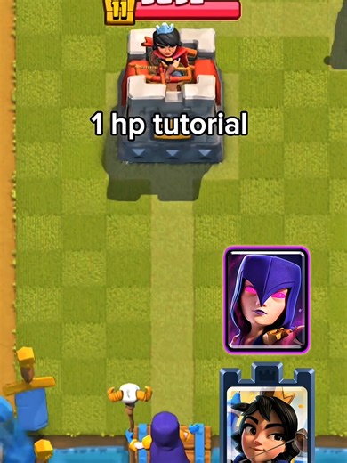 1 Hp Tower Tutorial #clashroyale | clash royale
