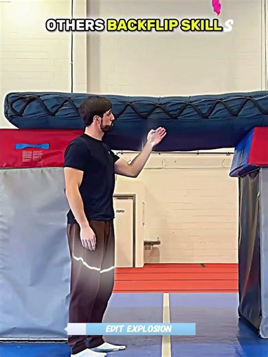 interesting video( NORMAL FLIP VS BACK FLIP #viral #shorts #jumping #flipaclip