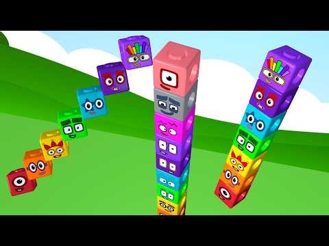Let's Count 1-100 with Numberblocks Standing Tall | Easy & Super Fun Counting for Kids