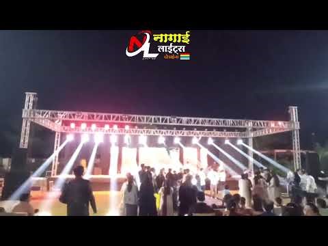 Amazing DJ Light Show at Night ✨ | Full Stage Vibes