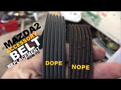 Mazda2 | Accessory Belt Replacement