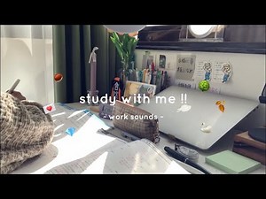 【 study with me !!🌳🌰 】作業音┊ BGMなし