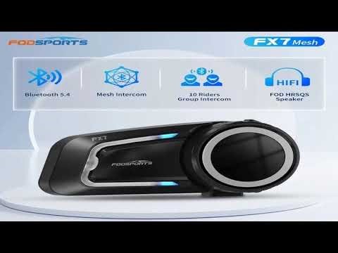 A must-have product! Fodsports FX7 Mesh Motorcycle Intercom Bluetooth Helmet Headset,Helmet Interc