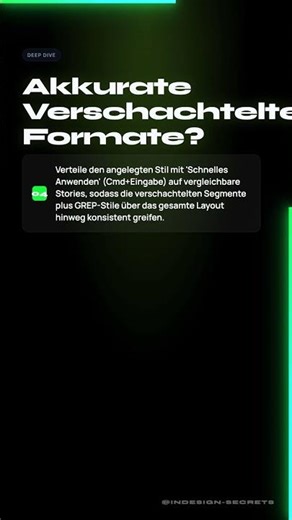 Verschachtelte Formate orchestrieren