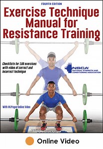 Exercise Technique Manual for Resistance Training 4th Edition HKPropel
