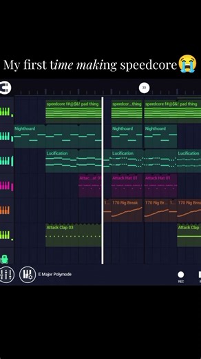 is that really speedcore? did i cook? probably no😭 #flstudio #fyp #speedcore #breakcore #viral
