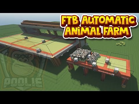 Feed The Beast | Automatic Animal Farm Tutorial | 1.12.2 +
