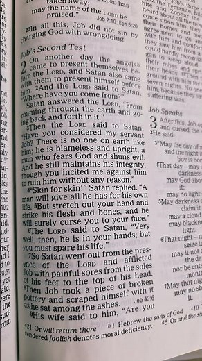JOB 2:3 EVEN SATAN NEEDS PERMISSION FORM GOD