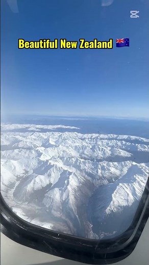 WOW NEW ZEALAND 🇳🇿 • SNOW CAP MOUNTAINS • TRAVEL VIA AIR NEW ZEALAND #youtube