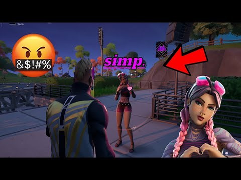 I Caught The BIGGEST Simp in Fortnite...