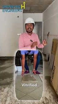 CERAMIC vs VITRIFIED TILES : UNDERSTAND THE DIFFERENCE CLEARLY | GROW HIGH ENGINEERS #construction