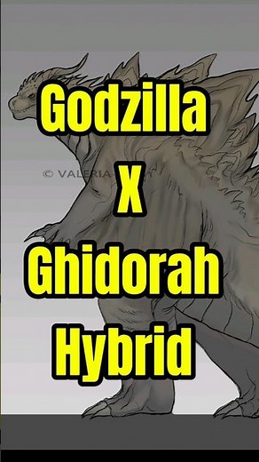What if Godzilla took in Ghidorahs DNA? #godzilla #ghidorah #gxk #kaiju