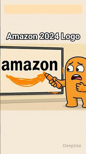 Amazon 2024 Logo Evolution🔥#logoevolution #logohistory #amazon #brandhistory