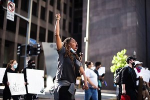 Calm after storm: Pittsburgh vigil promotes unity; protesters spray paint Downtown roads but remain peaceful